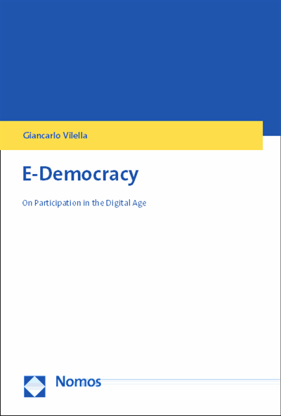 Cover of book: E-Democracy