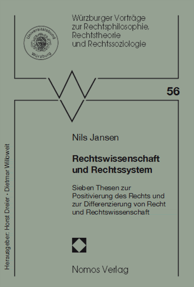 Cover of book: Rechtswissenschaft und Rechtssystem