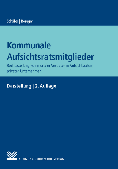 Cover des Buchs: Kommunale Aufsichtsratsmitglieder