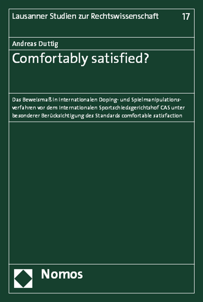 Cover of book: Comfortably satisfied?