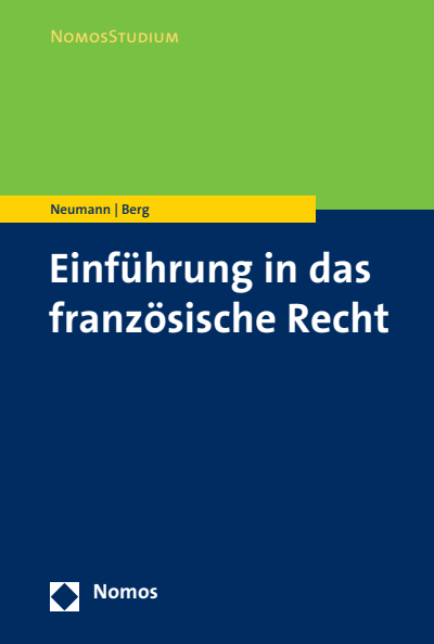 Cover des Buchs: Einführung in das französische Recht