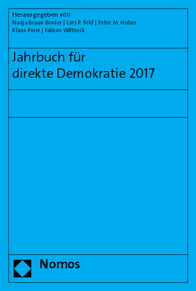 Cover des Buchs: Jahrbuch für direkte Demokratie 2017