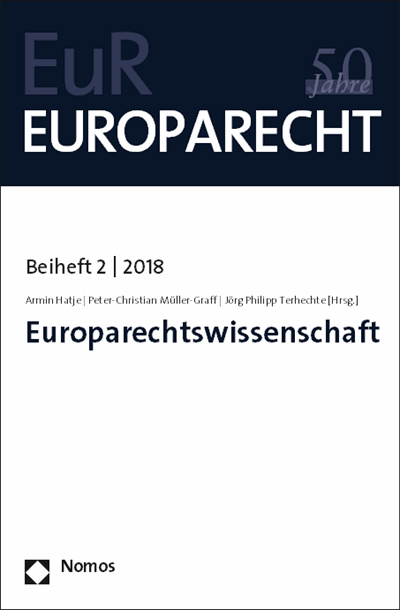 Cover des Buchs: Europarechtswissenschaft