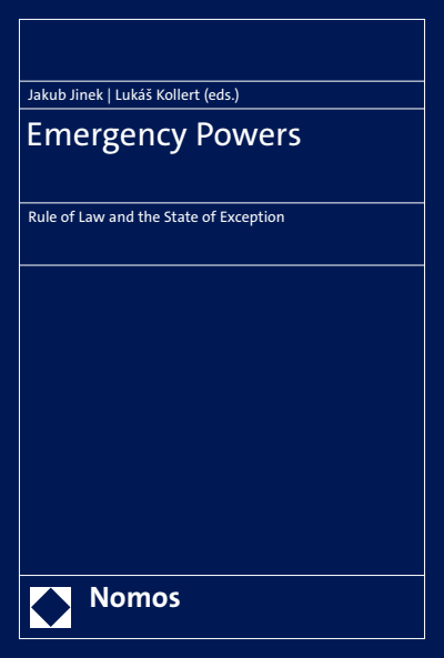 Cover of book: Emergency Powers