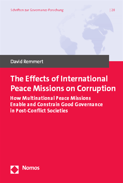 Cover des Buchs: The Effects of International Peace Missions on Corruption