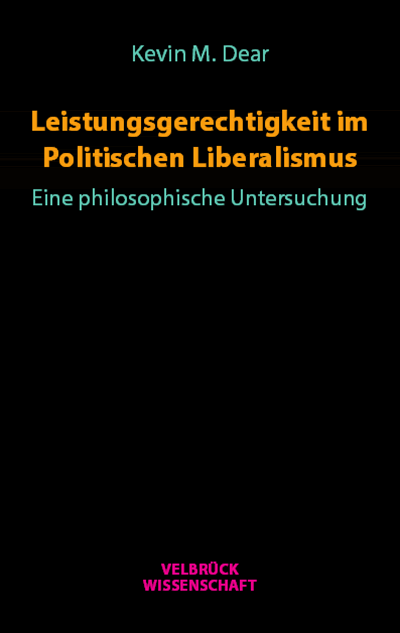 Cover of book: Leistungsgerechtigkeit im Politischen Liberalismus
