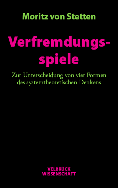 Cover of book: Verfremdungsspiele