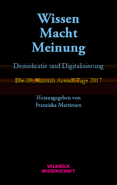 Cover of book: Wissen - Macht - Meinung