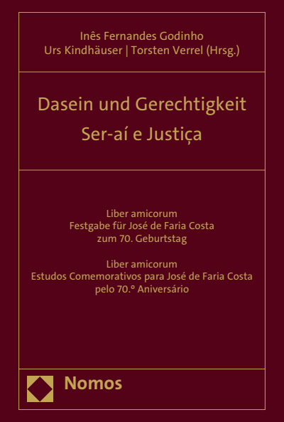 Cover des Buchs: Dasein und Gerechtigkeit | Ser-aí e Justiça