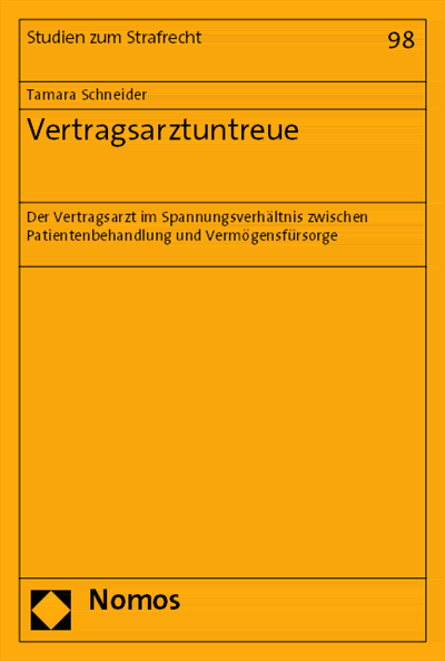 Cover des Buchs: Vertragsarztuntreue