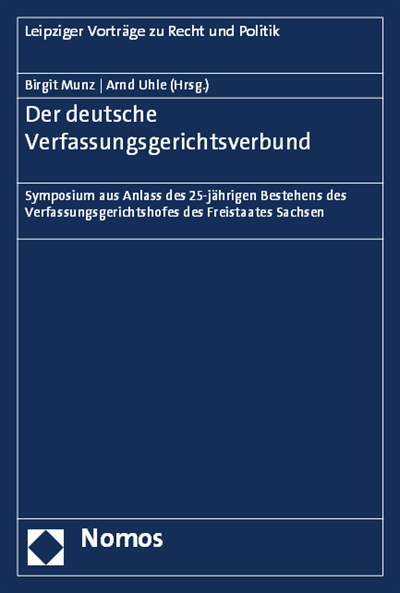 Cover of book: Der deutsche Verfassungsgerichtsverbund