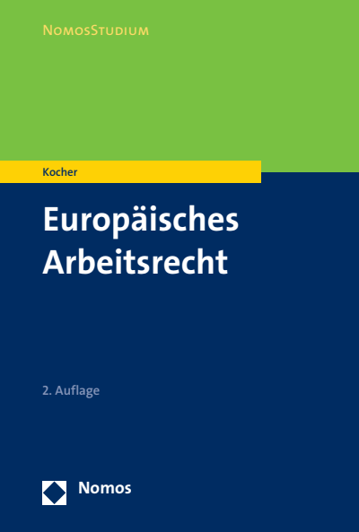 Cover des Buchs: Europäisches Arbeitsrecht