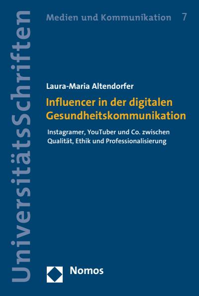 Cover des Buchs: Influencer in der digitalen Gesundheitskommunikation