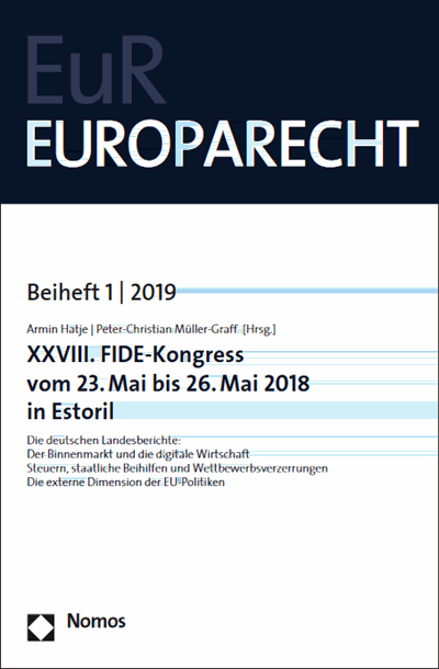 Cover des Buchs: XXVIII. FIDE-Kongress vom 23. Mai bis 26. Mai 2018 in Estoril