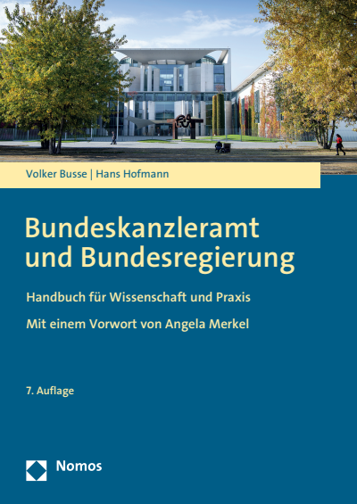 Cover of book: Bundeskanzleramt und Bundesregierung