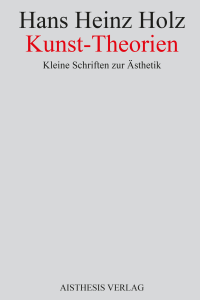 Cover of book: Kunst-Theorien