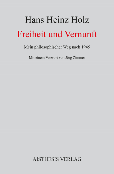 Cover of book: Freiheit und Vernunft