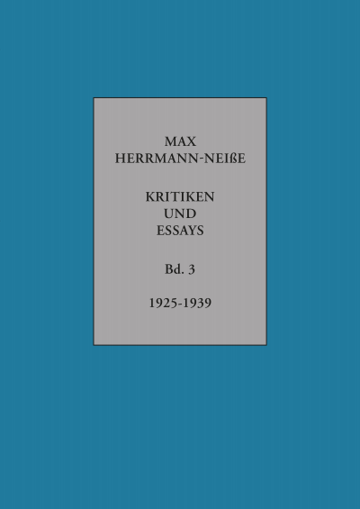 Cover des Buchs: Kritiken und Essays