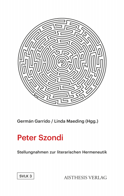 Cover des Buchs: Peter Szondi