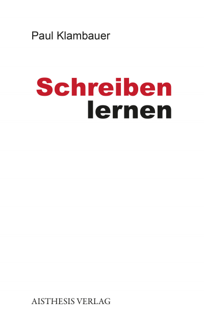 Cover des Buchs: Schreiben lernen