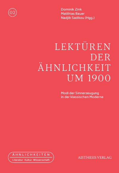 Cover of book: Lektüren der Ähnlichkeit um 1900