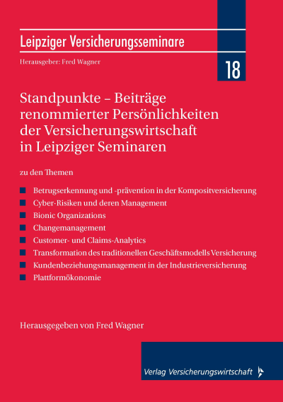 Cover des Buchs: Standpunkte – Beiträge renommierter Persönlichkeiten der Versicherungswirtschaft in Leipziger Seminaren