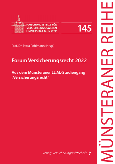 Cover des Buchs: Forum Versicherungsrecht 2022