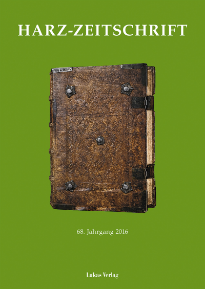 Cover of book: Harz-Zeitschrift für den Harz-Verein für Geschichte und Altertumskunde / Harz-Zeitschrift