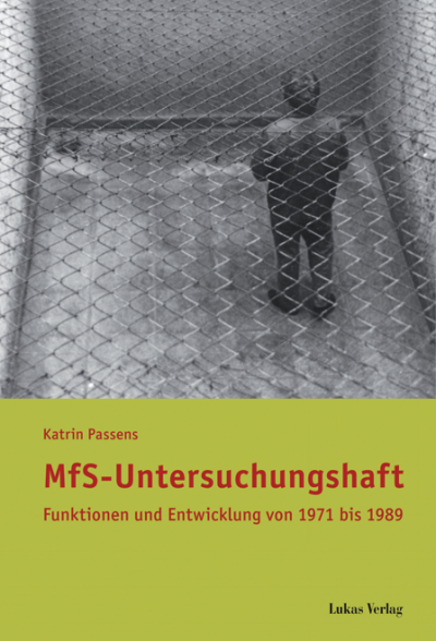 Cover of book: MfS-Untersuchungshaft