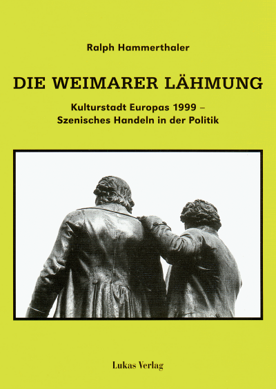 Cover des Buchs: Die Weimarer Lähmung