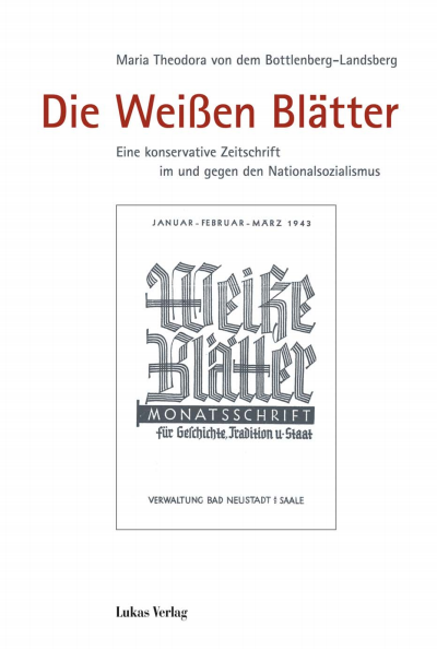 Cover of book: Die Weißen Blätter