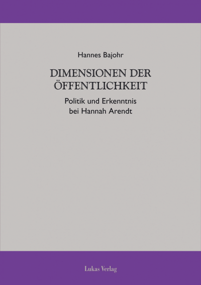Cover of book: Dimensionen der Öffentlichkeit