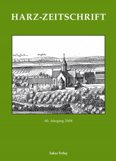 Cover of book: Harz-Zeitschrift für den Harz-Verein für Geschichte und Altertumskunde / Harz-Zeitschrift für den Harz-Verein für Geschichte und Altertumskunde