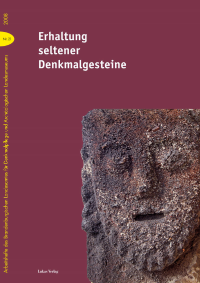 Cover des Buchs: Erhaltung seltener Denkmalgesteine