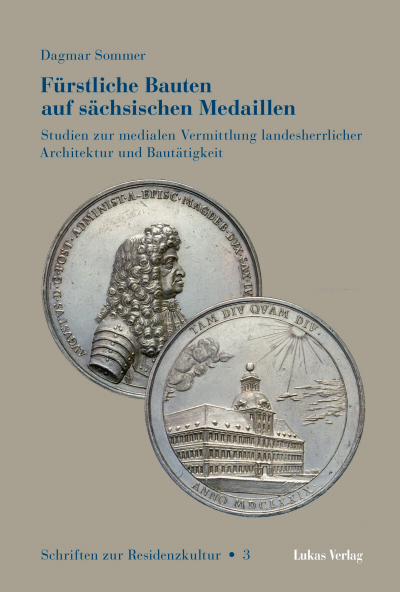 Cover of book: Fürstliche Bauten auf sächsischen Medaillen