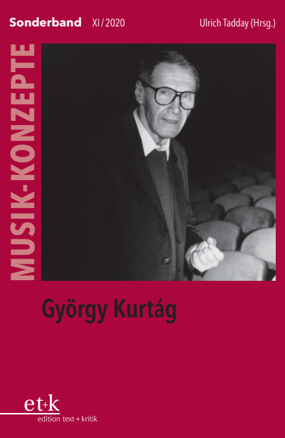 Cover of book: György Kurtág