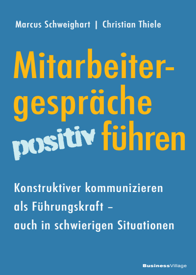 Cover des Buchs: Mitarbeitergespräche positiv führen