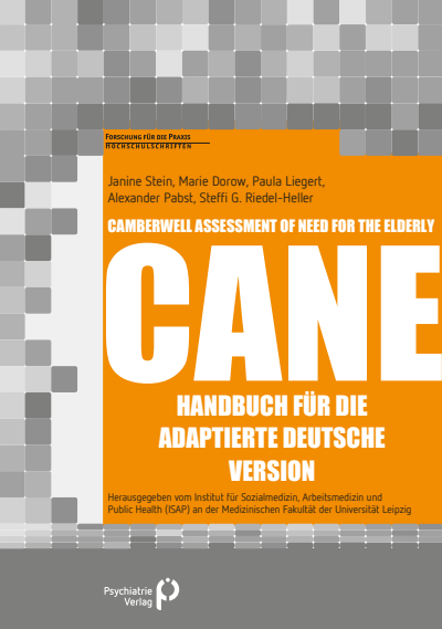 Cover of book: Camberwell Assessment of Need for the Elderly – CANE
