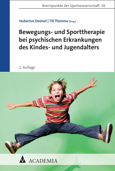 Cover of book: Bewegungs- und Sporttherapie bei psychischen Erkrankungen des Kindes- und Jugendalters