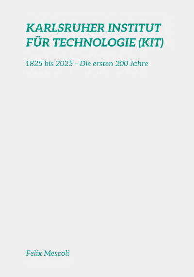Cover of book: Karlsruher Institut für Technologie (KIT)