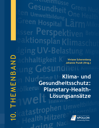 Cover des Buchs: Klima- und Gesundheitsschutz: Planetary-Health-Lösungsansätze