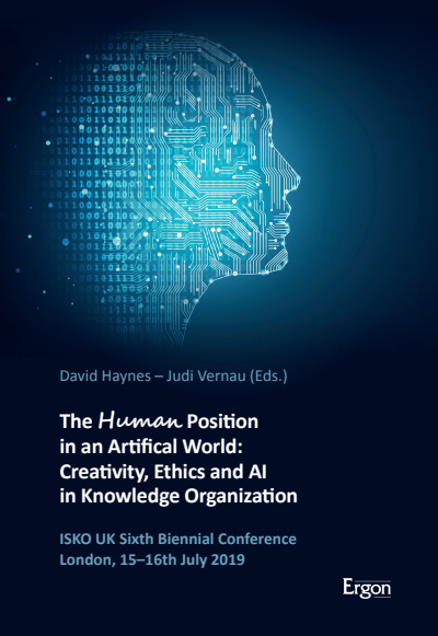 Cover des Buchs: The Human Position in an Artificial World: Creativity, Ethics and AI in Knowledge Organization