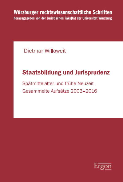 Cover of book: Staatsbildung und Jurisprudenz