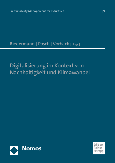 Cover des Buchs: Digitalisierung im Kontext von Nachhaltigkeit und Klimawandel