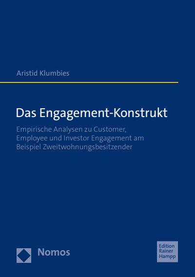 Cover des Buchs: Das Engagement-Konstrukt