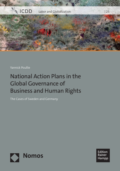 Cover of book: National Action Plans in the Global Governance of Business and Human Rights