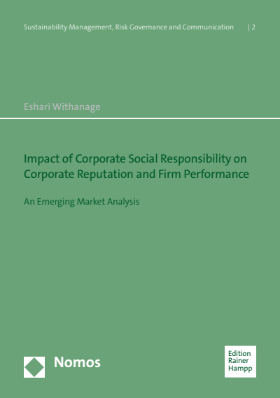 Cover of book: Impact of Corporate Social Responsibility on Corporate Reputation and Firm Performance