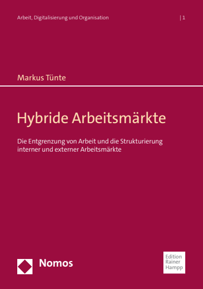 Cover of book: Hybride Arbeitsmärkte