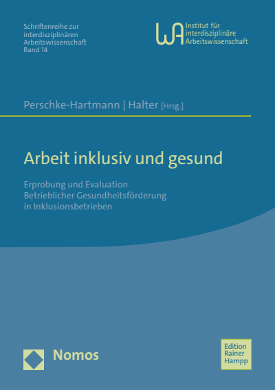 Cover of book: Arbeit inklusiv und gesund