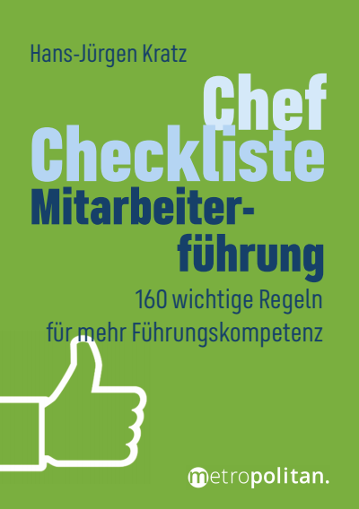 Cover of book: Chef-Checkliste Mitarbeiterführung
